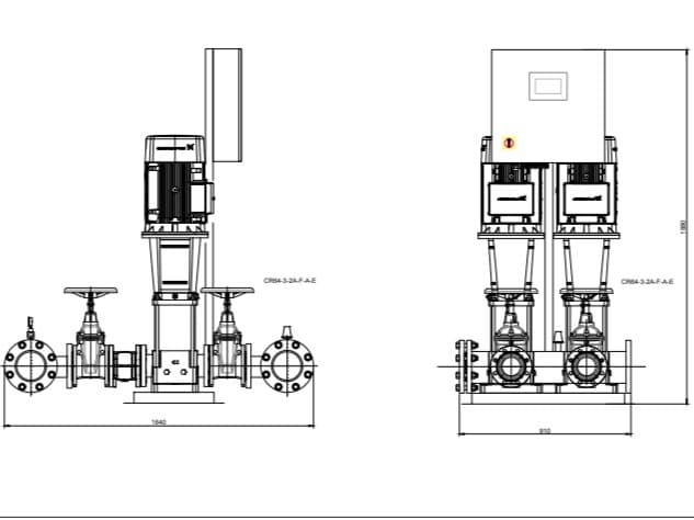 Urbanboost CR 64-3-2 A-F-A-E-HQQE – tehnički crtež